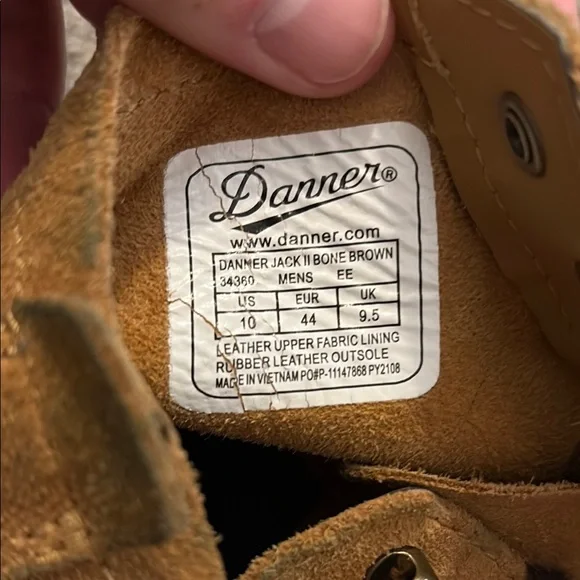 Danner Men's Tan Suede Boots - Picture 2 of 6